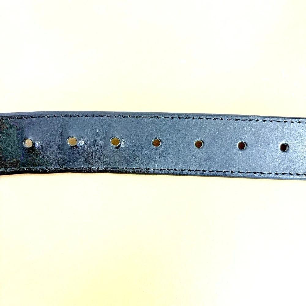 Goodfellow black faux leather men's belt - Size 44 (XL)